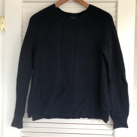 J. Crew Sweaters - J.crew navy pullover sweater, small
